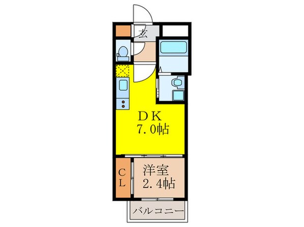 ｾﾚﾆﾃ西中島アリア弐番館の物件間取画像